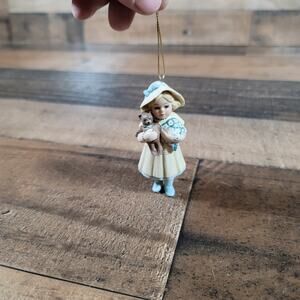 Vintage 1988 Jan Hagara Limited Edition Christmas Ornament Meg